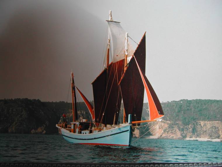 Wanda navigue avec ses 6 voiles dehors